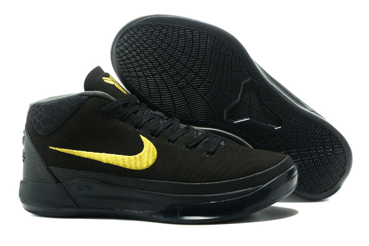 kobe shoes black and gold