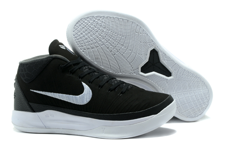 Nike Kobe A.D Mid Black White Shoes