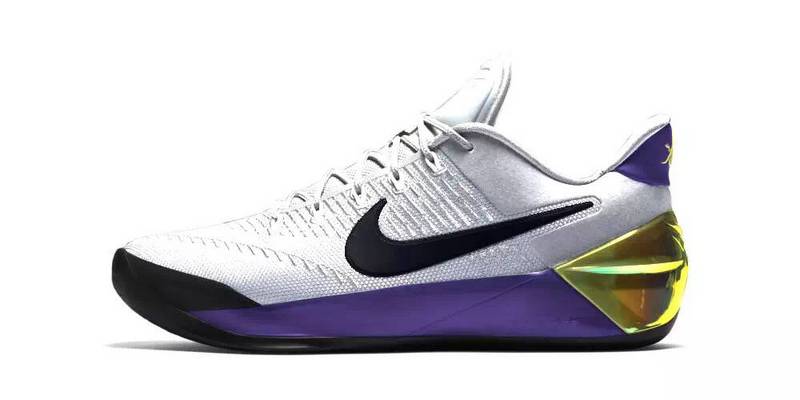 Nike Kobe A.D White Purple Gold Shoes