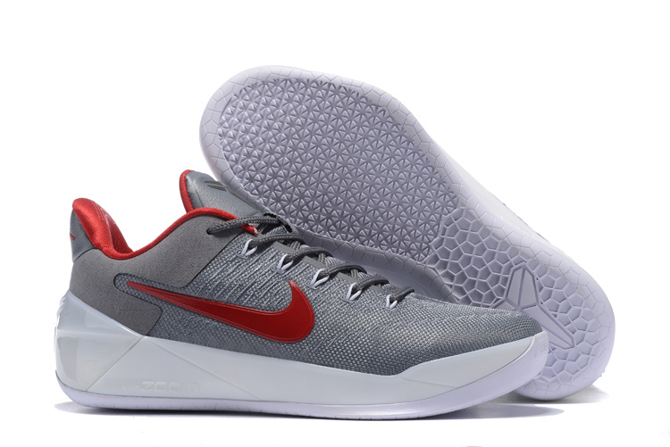 Nike Kobe Bryant 12 A.D Grey Red Shoes