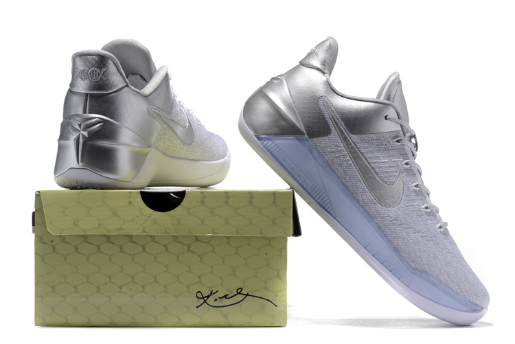 white and silver kobes