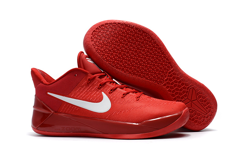 Nike Kobe Bryant 12 All Red White Shoes