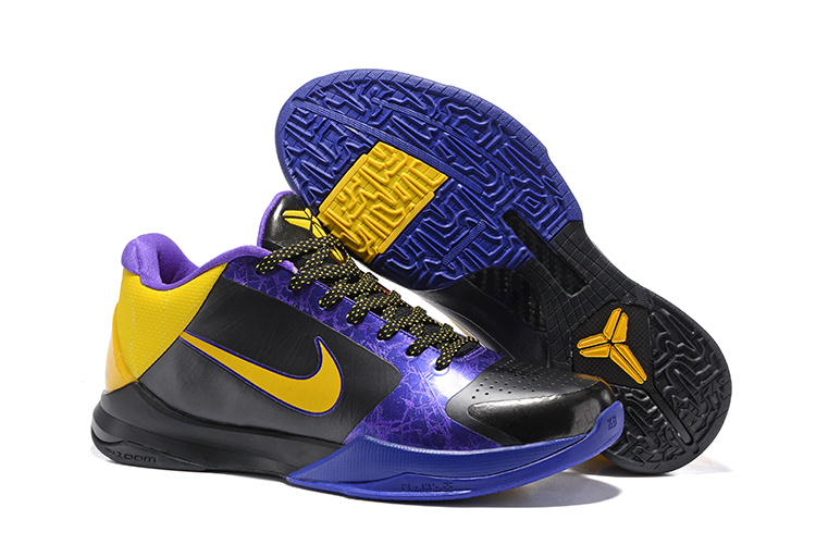 black and purple kobe shoes