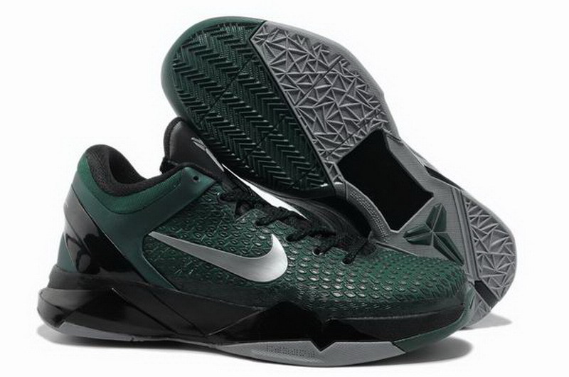 Nike Kobe Bryant 7 Elite Green Black Silver Shoes