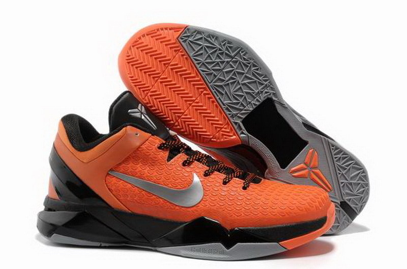 mens orange and black basketball shoes