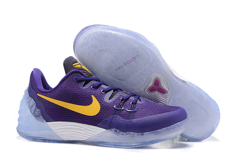 Nike Kobe Bryant Venomenon 5 Purple Yellow Shoes