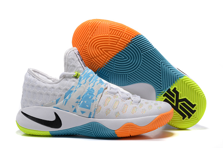 Nike Kyrie 2.5 White Blue Orange Shoes
