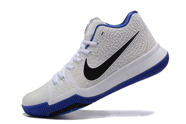 kyrie white and blue shoes