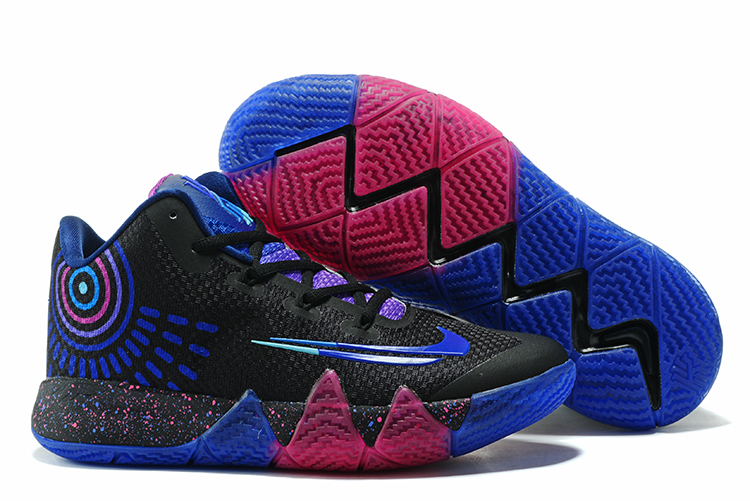 Nike Kyrie 4 Black Blue Red Shoes