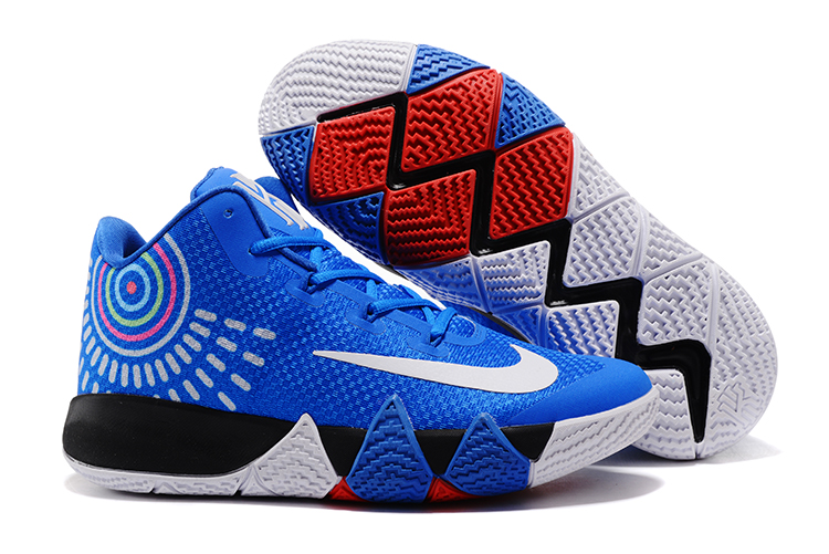 Nike Kyrie 4 Blue White Red Shoes