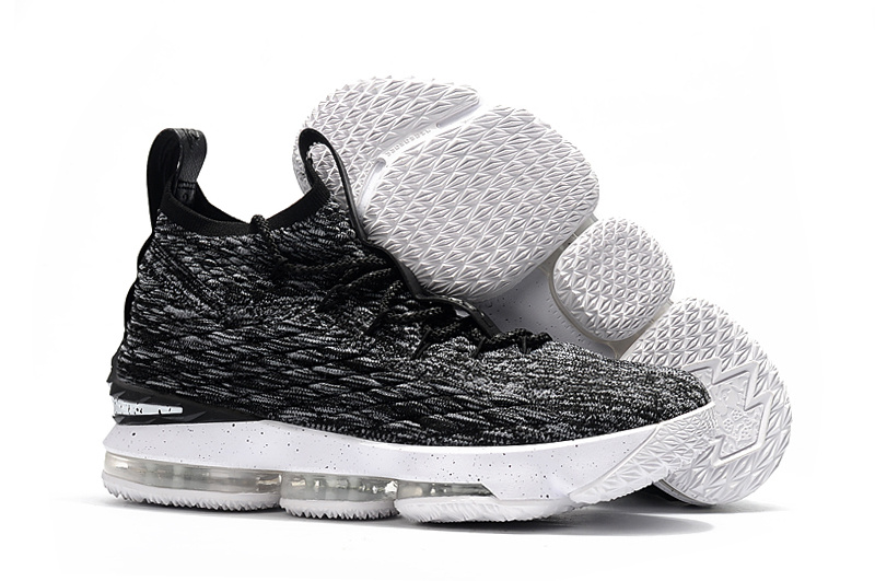 lebron 15 grey and black