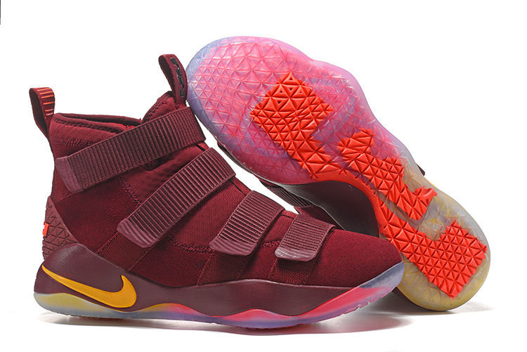 Nike LeBron Soldier 11 Wine Red Shoes