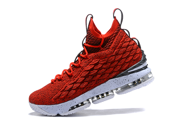 red and white lebron 15