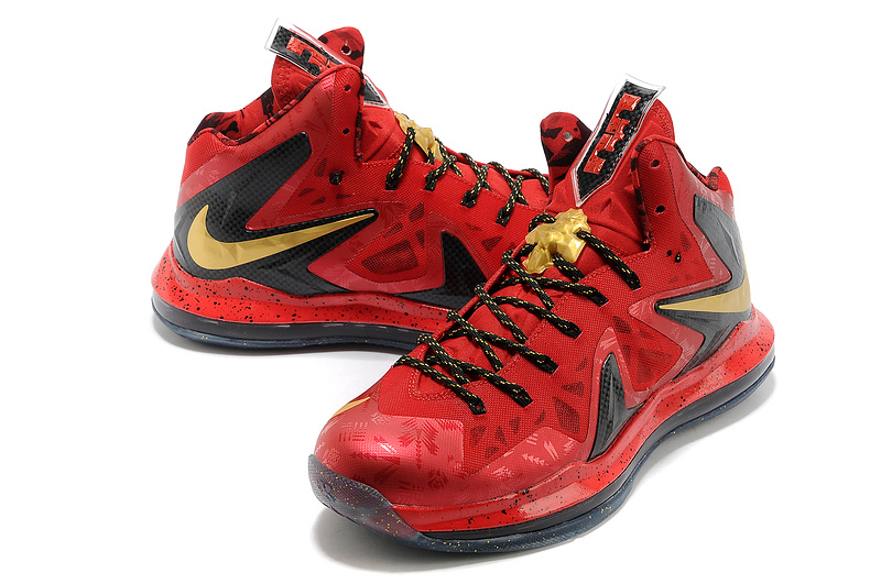 lebron x red and black