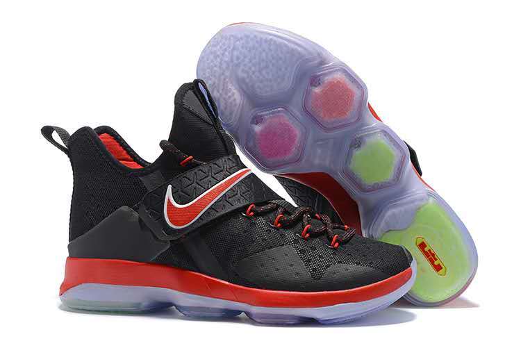 lebron 14 black red