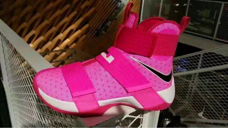 Nike Lebron Soldier 10 Pink White Shoes