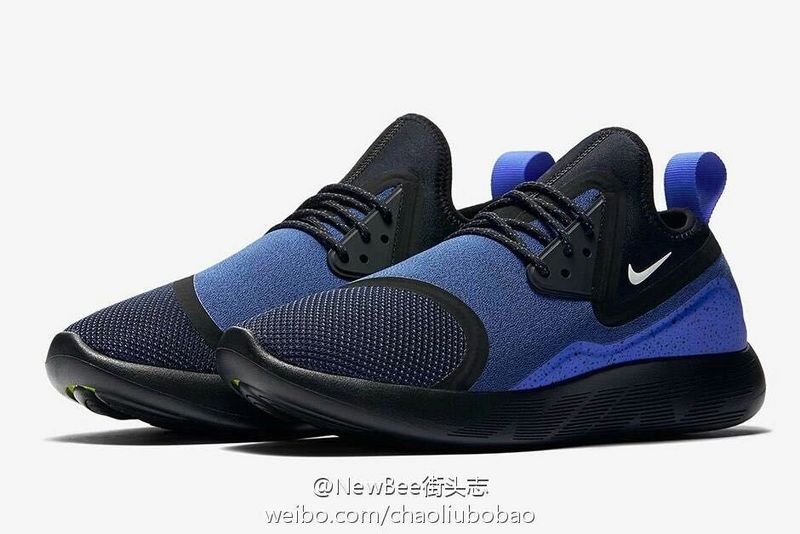 Nike Lunarcharge Premium LE Black Blue Shoes