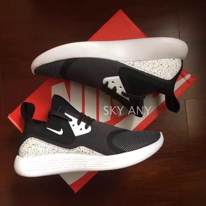 Nike Lunarcharge Premium LE Black White Shoes