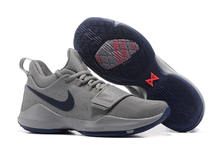 Nike PG 1 Wolf Grey Blue Shoes