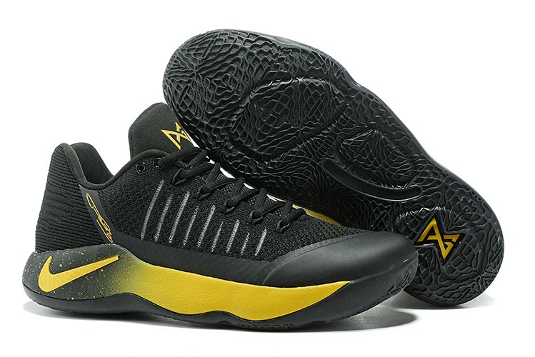 Nike PG 2 Flyknit Black Yellow Shoes