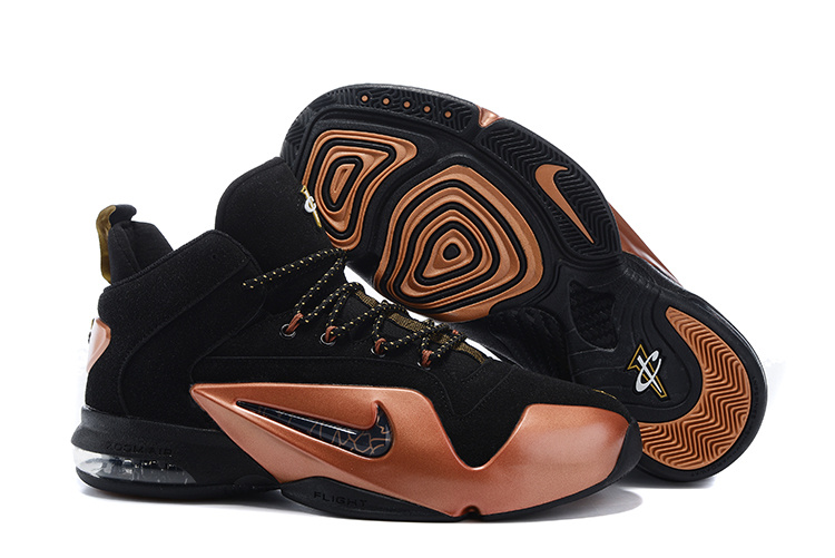 Nike Penny Hardaway 6 Black Gold Shoes