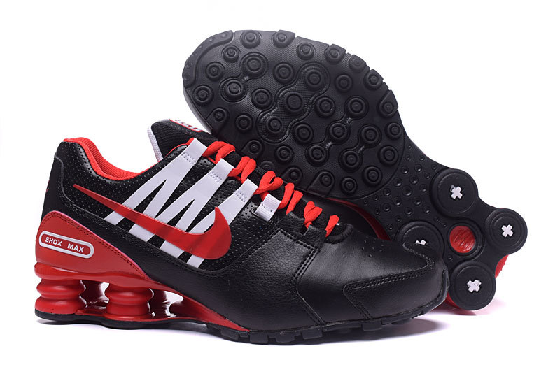 Nike Shox Avenue Black Red White Shoes