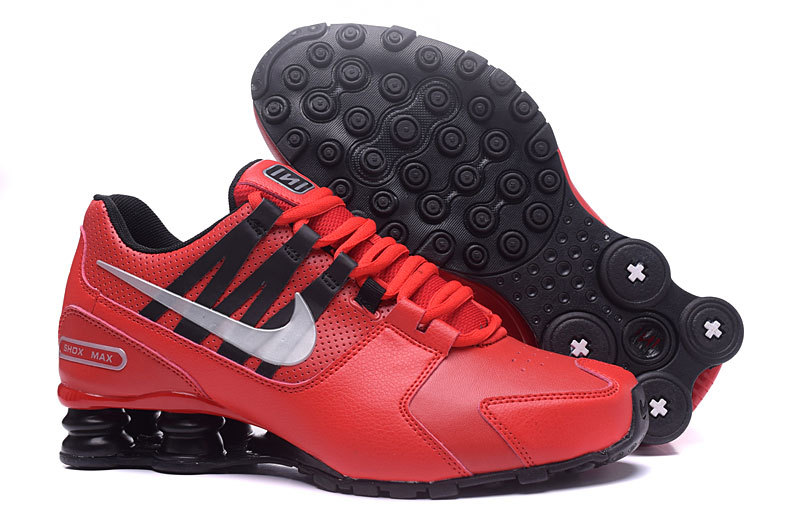 Nike Shox Avenue Red Black White Shoes