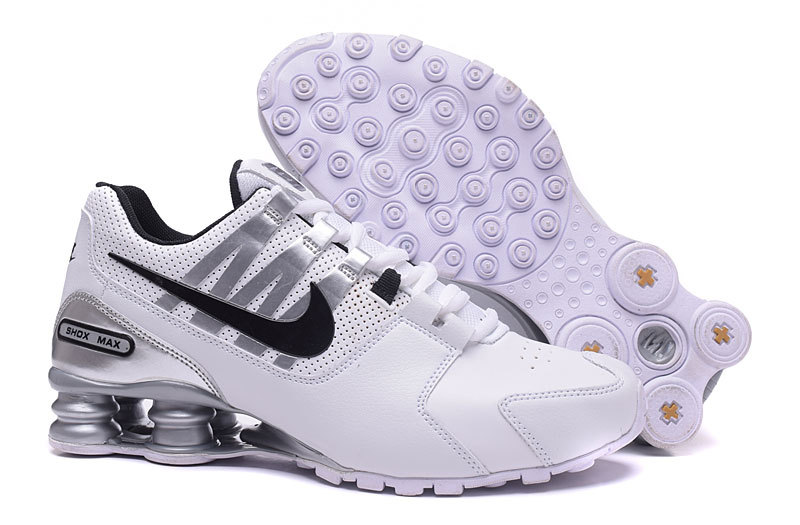 Nike Shox Avenue White Black Shoes