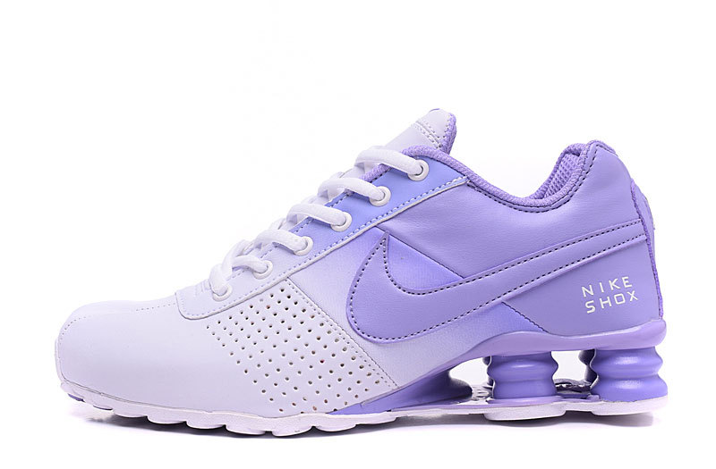 Nike Shox Deliver White Purple Shoes For Women