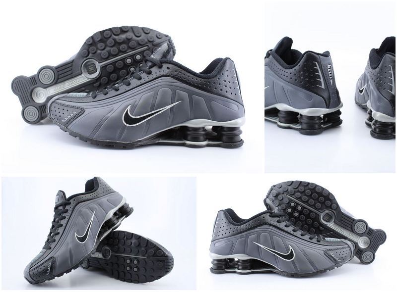 Nike Shox R4 Black Black Logo