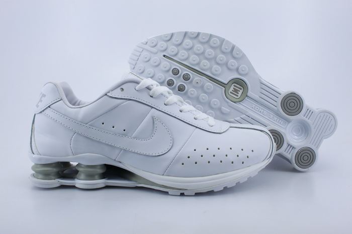 Nike Shox R4CL All White Shoes