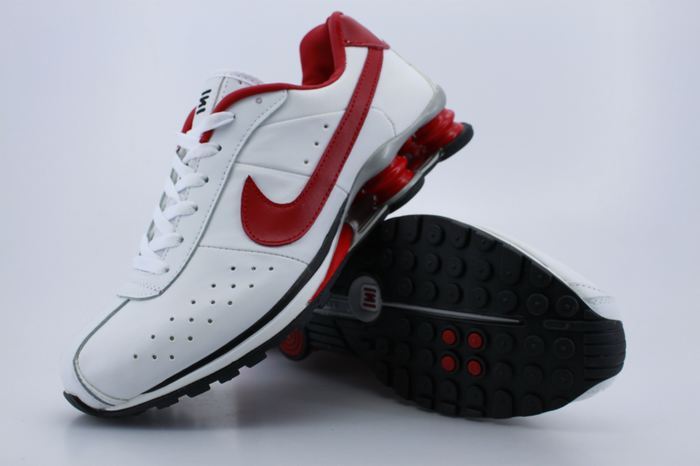 Nike Shox R4CL White Red Shoes