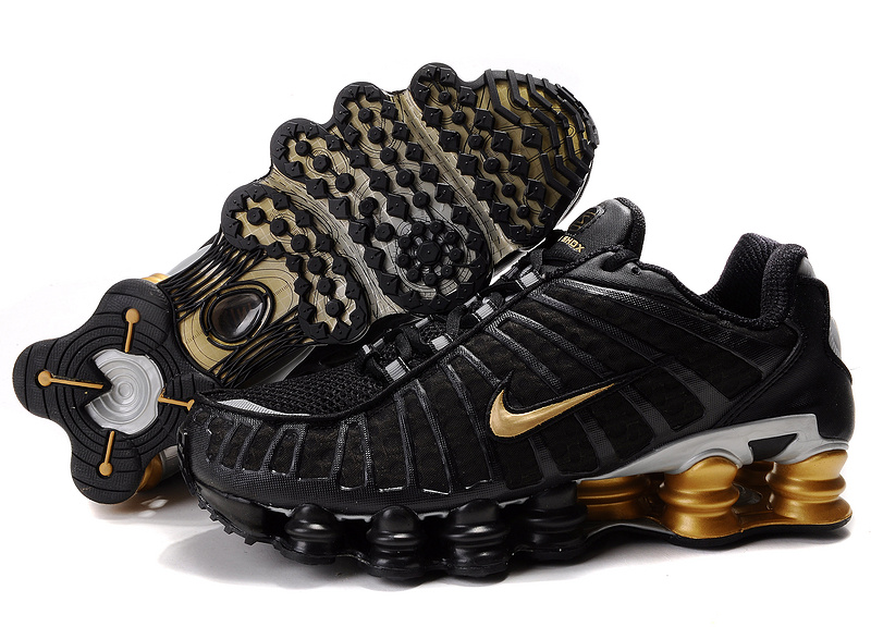 Nike Shox TL1 Black Gold Shoes