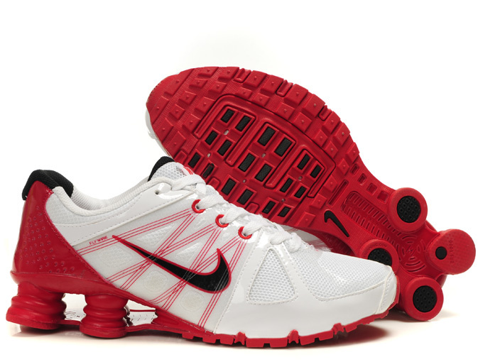 Nike Shox Turbo 2 Shoes White Red For Men
