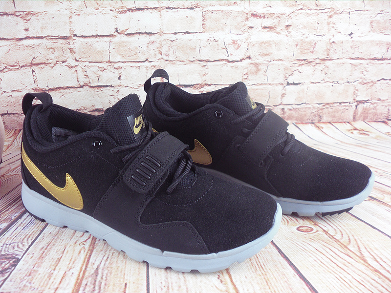 Nike Trainerendorl Black Gold Shoes - Click Image to Close