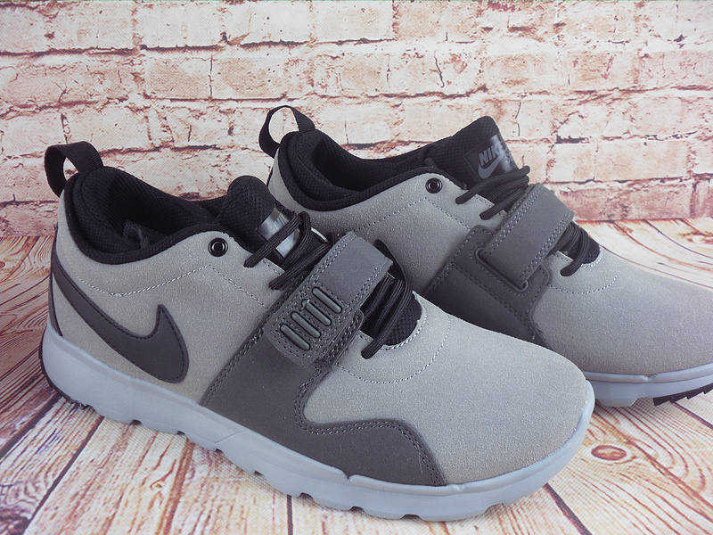 Nike Trainerendorl Grey Black Shoes - Click Image to Close