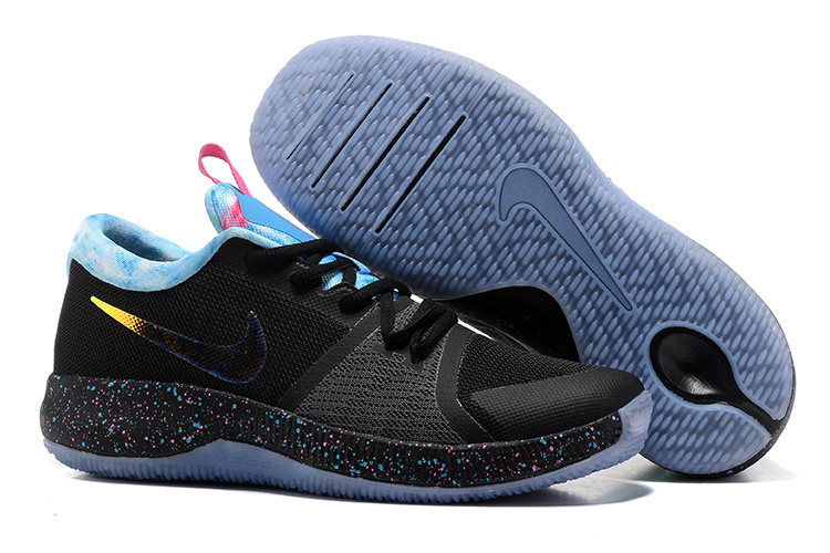 Nike Zoom Assersion EP Black Blue Ice Blue Sole Shoes