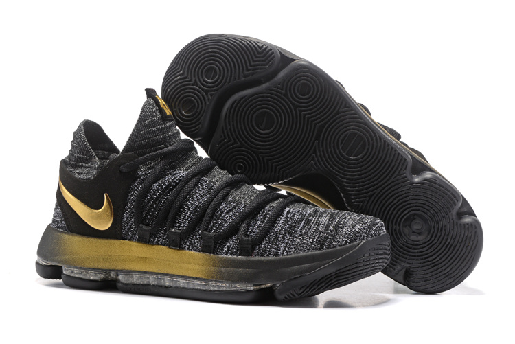 Nike Zoom KD 10 EP Black Gold Shoes 