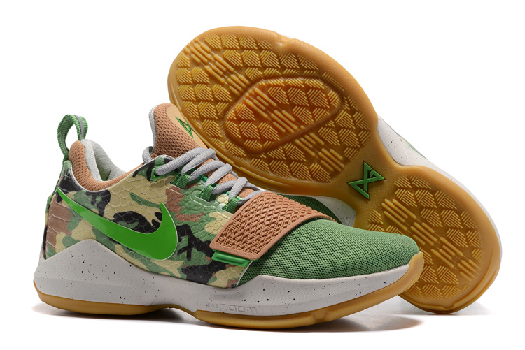 Nike Zoom PG 1 Green Yellow Black Shoes