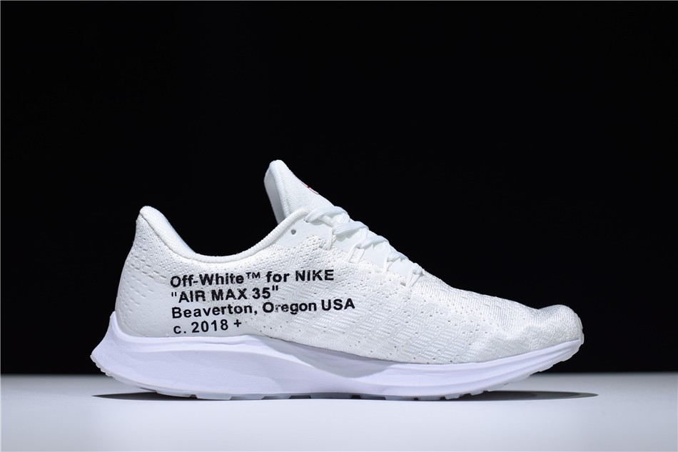 Off White x Nike Air Zoom Pegasus 35 White Running Shoes