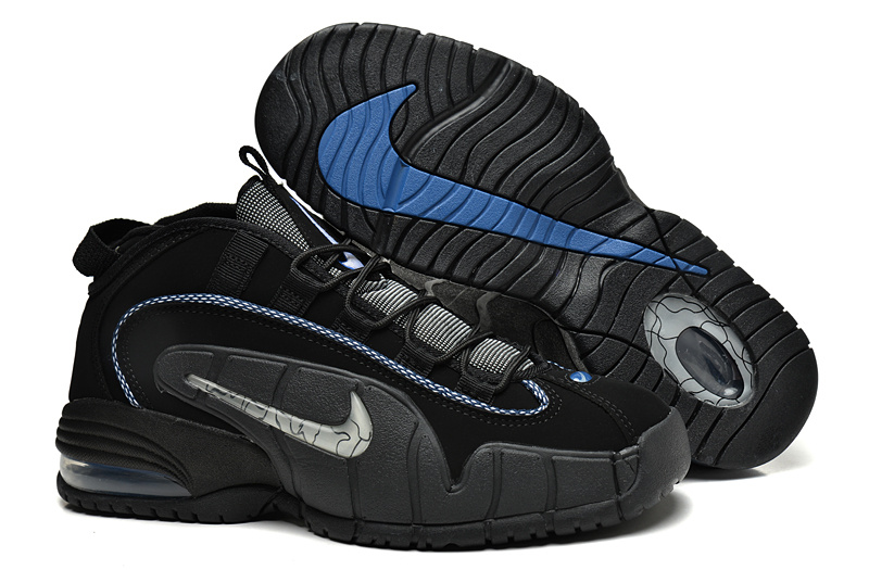 Nike Air Penny Black Blue Shoes 