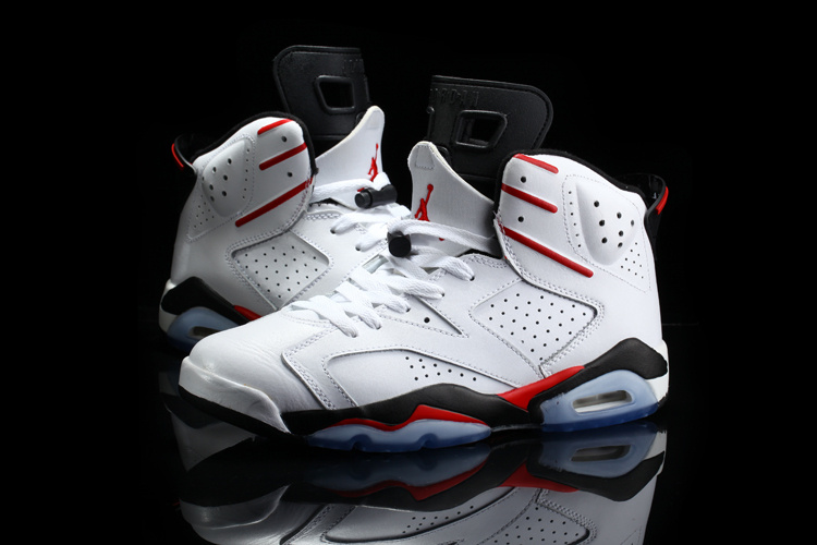 Nike 2015 Jordan 6 Retro White Red Black