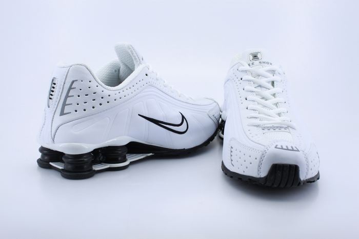 Original Nike Shox R4 White Black