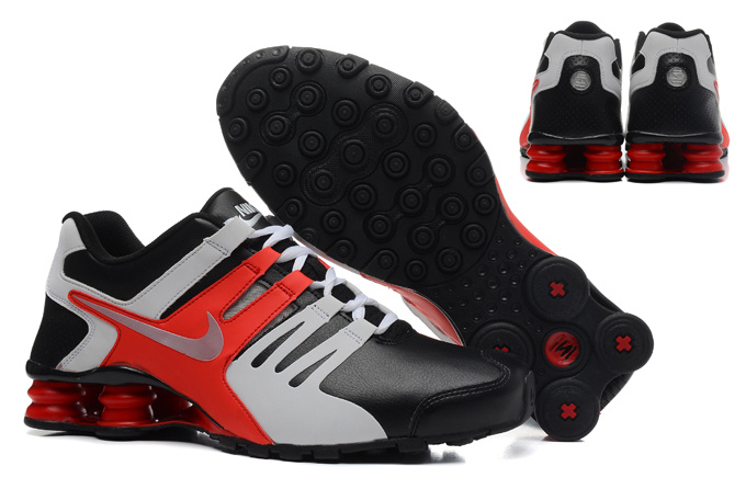 Real Men Nike Shox Current Black Grey Red