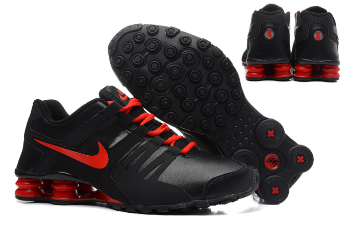 Real Men Nike Shox Current Black Red