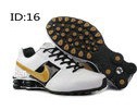 Real Men Nike Shox OZ D White Black Gold