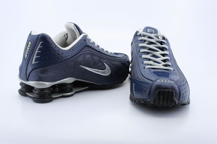 Real Nike Shox R4 Blue