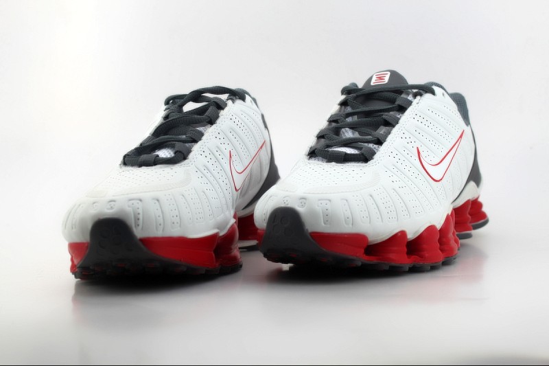 Real Nike Shox TLX Shoes White Black Red For Men