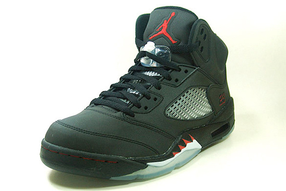 Nike Air Jordan 5 Raging Bull Pack Varsity Black Shoes - Click Image to Close