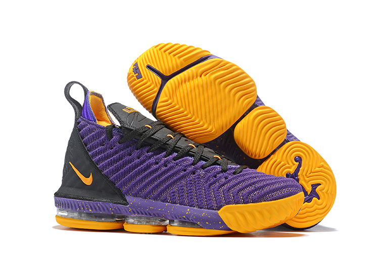 purple and yellow lebron 16